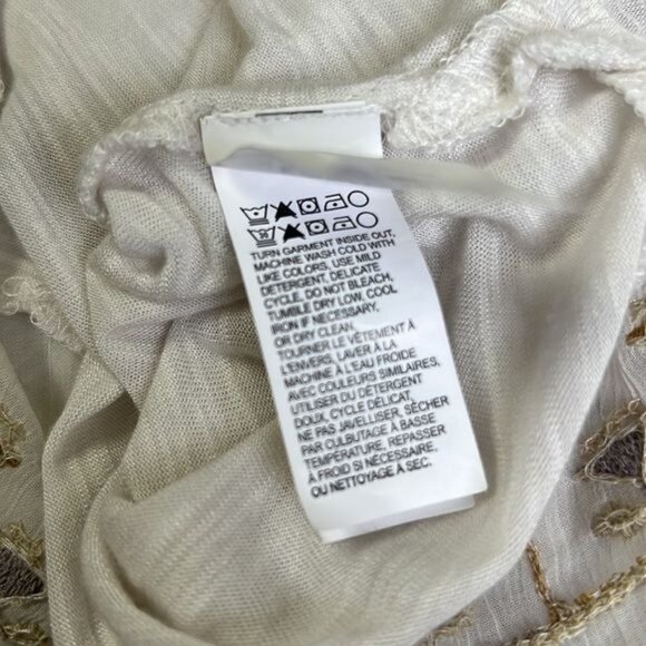 LUCKY BRAND Embroidered Top - XS - Picture 9 of 9